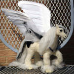 Needle Felted Pegasus by The-GoblinQueen