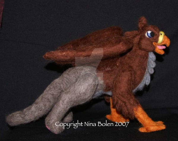 Needle Felted Griffin Gryphon