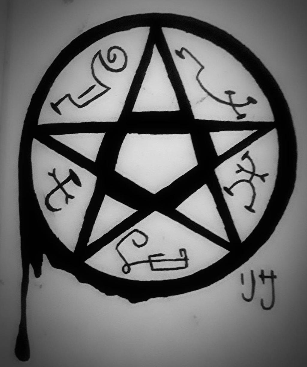 Devils Trap. Sign Supernatural: Devil's Trap by Icegoddesswolf16 on DeviantArt