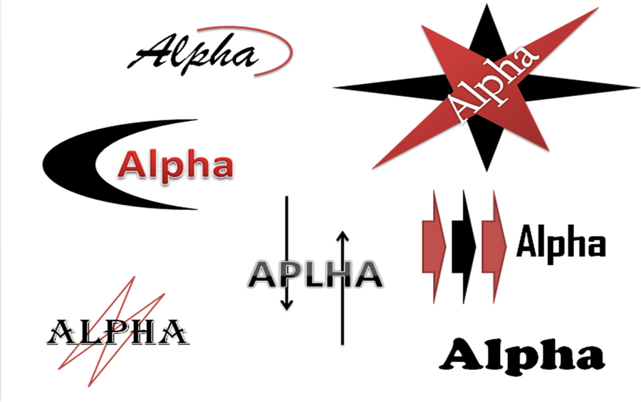 Alpha Loho Alpha Logo Designs by KrishaPatel on DeviantArt