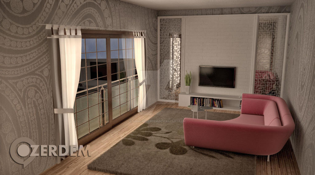 Living Room Design Project - Istanbul by hakanozerdem on DeviantArt