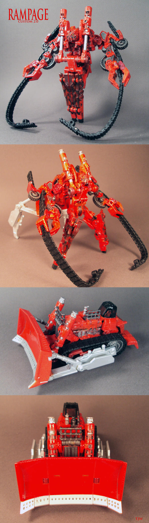 Lego Mini Rotf Rampage Rampage red ROTF custom 2.0 by Unicron9 on DeviantArt