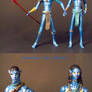 Avatar Jake and Neytiri custom