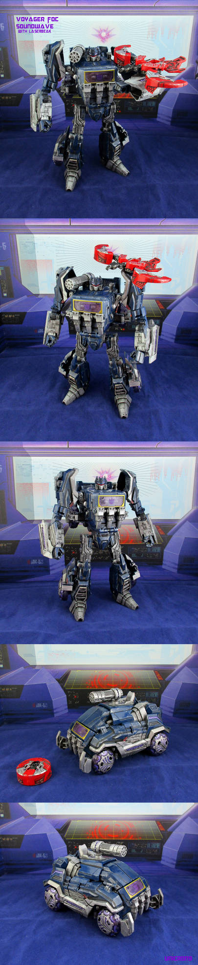 Soundwave with Laserbeak