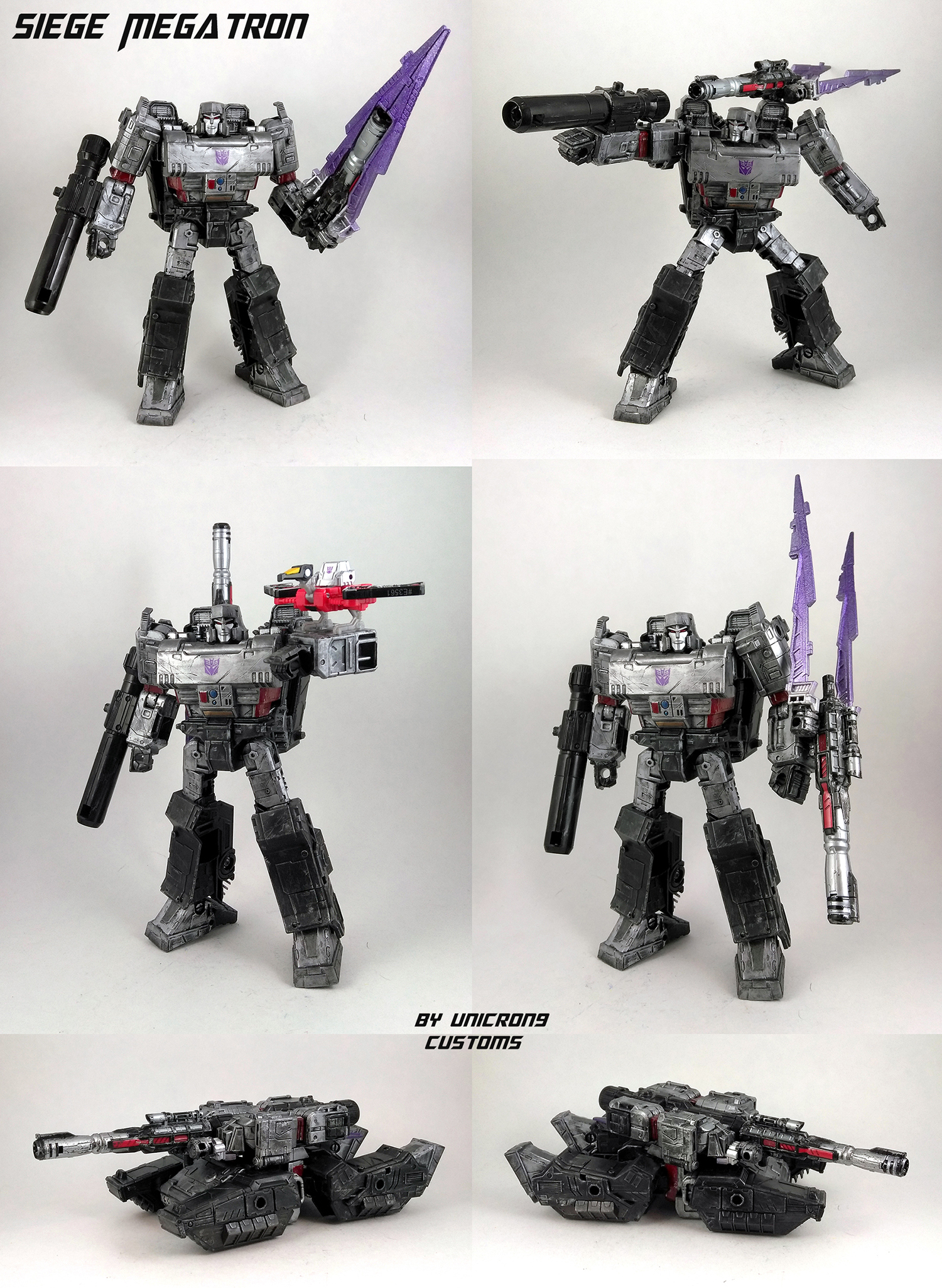 Siege Megatron Repaint by Unicron9 on DeviantArt