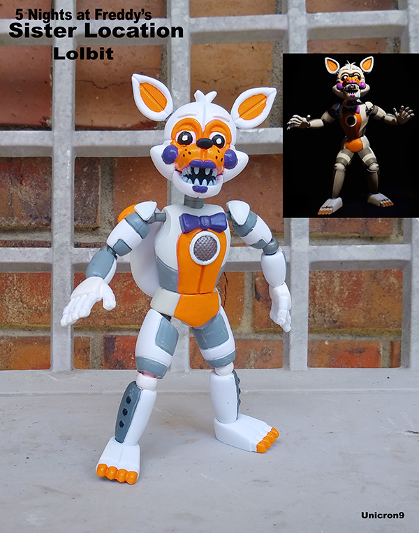 lolbit from fnaf world  Fnaf, Fnaf sister location, Polymer clay