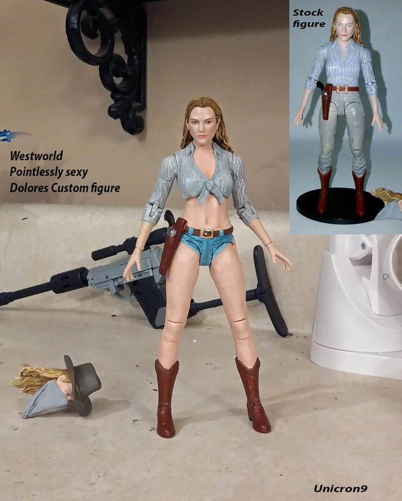 Westworld Sexy Robot Dolores Custom Figure Unicron9 on