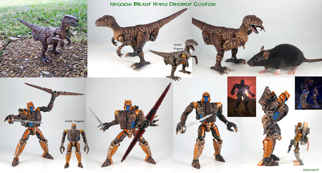 Kingdom Beast Wars Dinobot Custom by Unicron9 on DeviantArt
