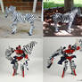 Beast Wars Zebra MachKick Custom