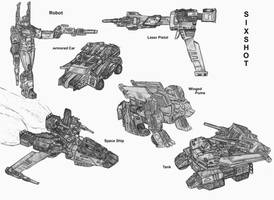 Sixshot modes