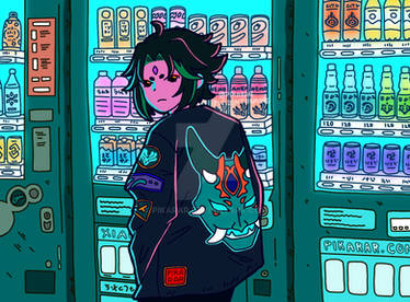 Xiao at the Vending Machines