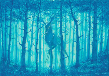 Deep Blue Forest