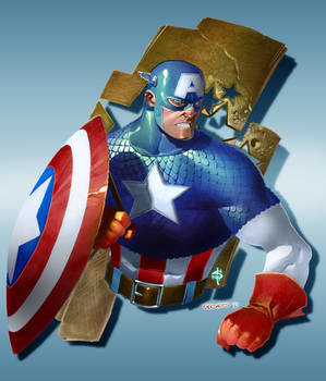 Captain America Bust