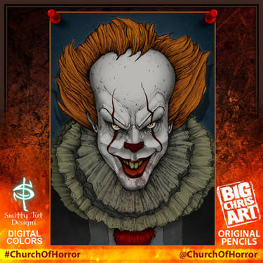 Pennywise Digital Colorwork- With Border