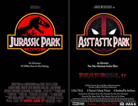 Deadpool Jurassic Park Mock Up Poster