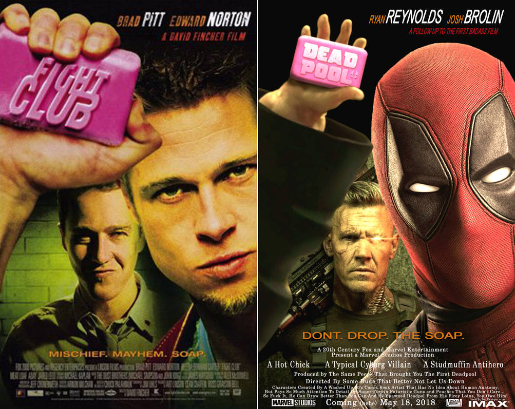 Deadpool Fight Club Mock Up Poster by Smitty-Tut on DeviantArt