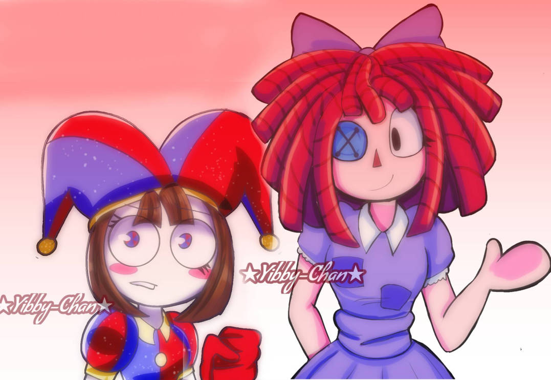 Pomni and Ragatha (The Amazing Digital Circus) by YibbyChan on DeviantArt
