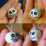 Sans polymer clay charm