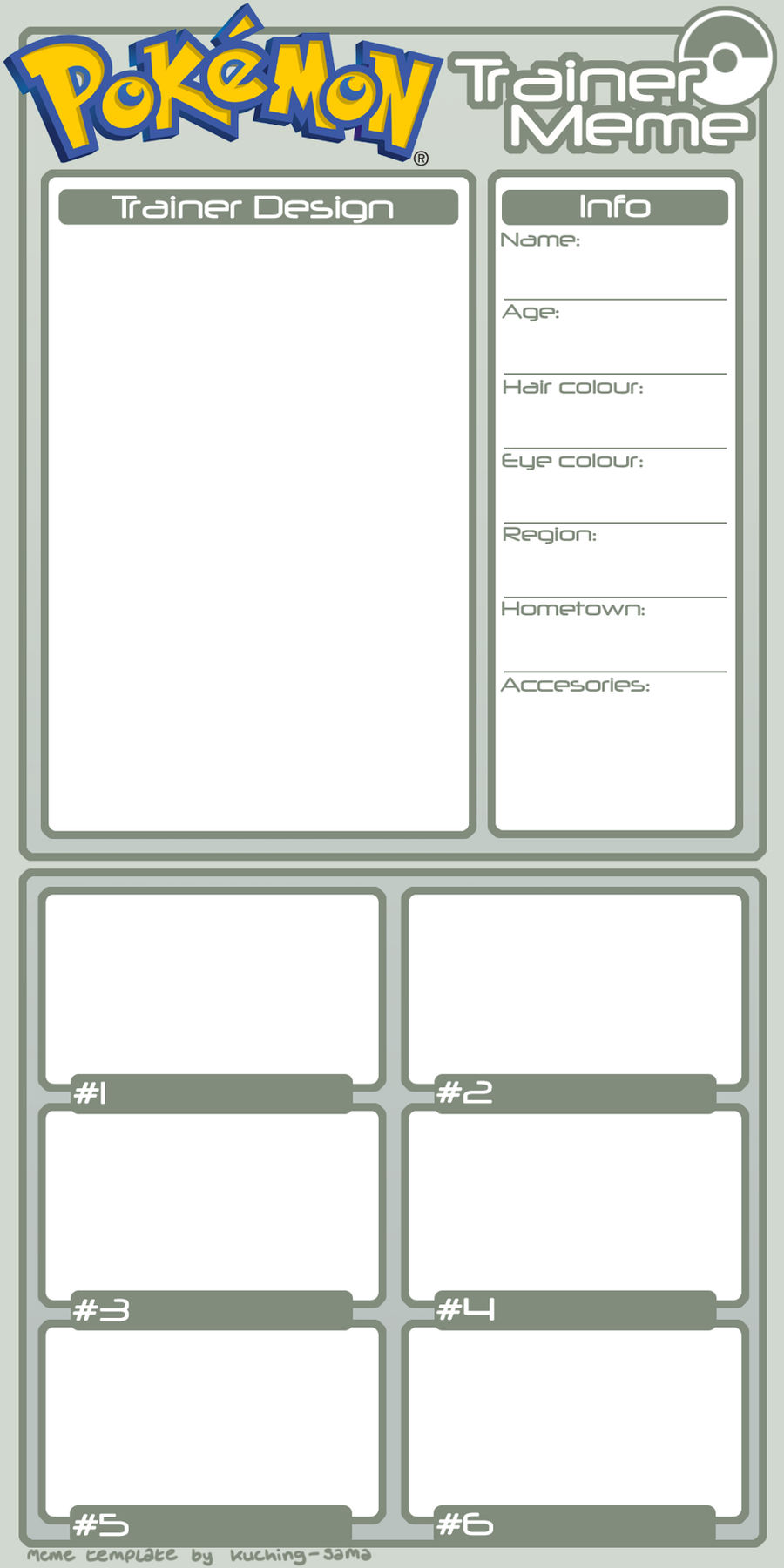 Pokemon Trainer meme Template by Kuchingsama on DeviantArt