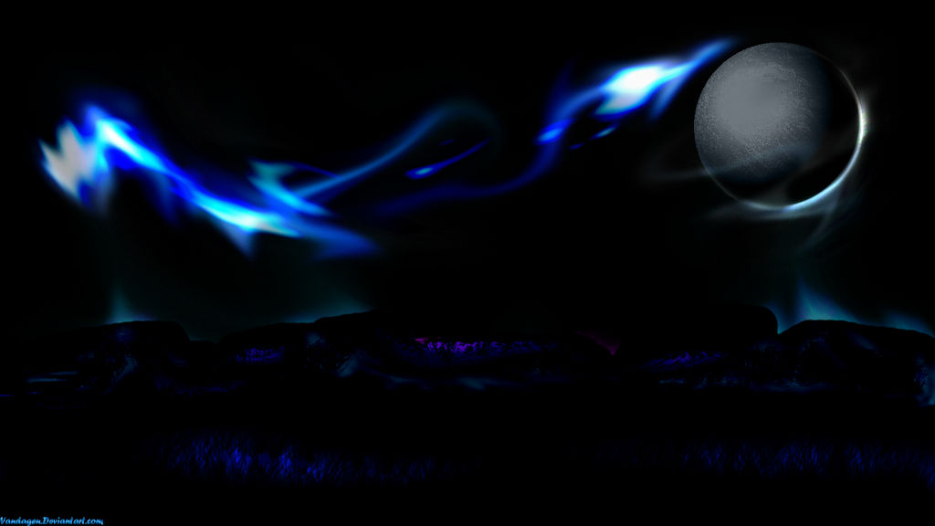 Wallpaper - blue planet V2 by Vandagen