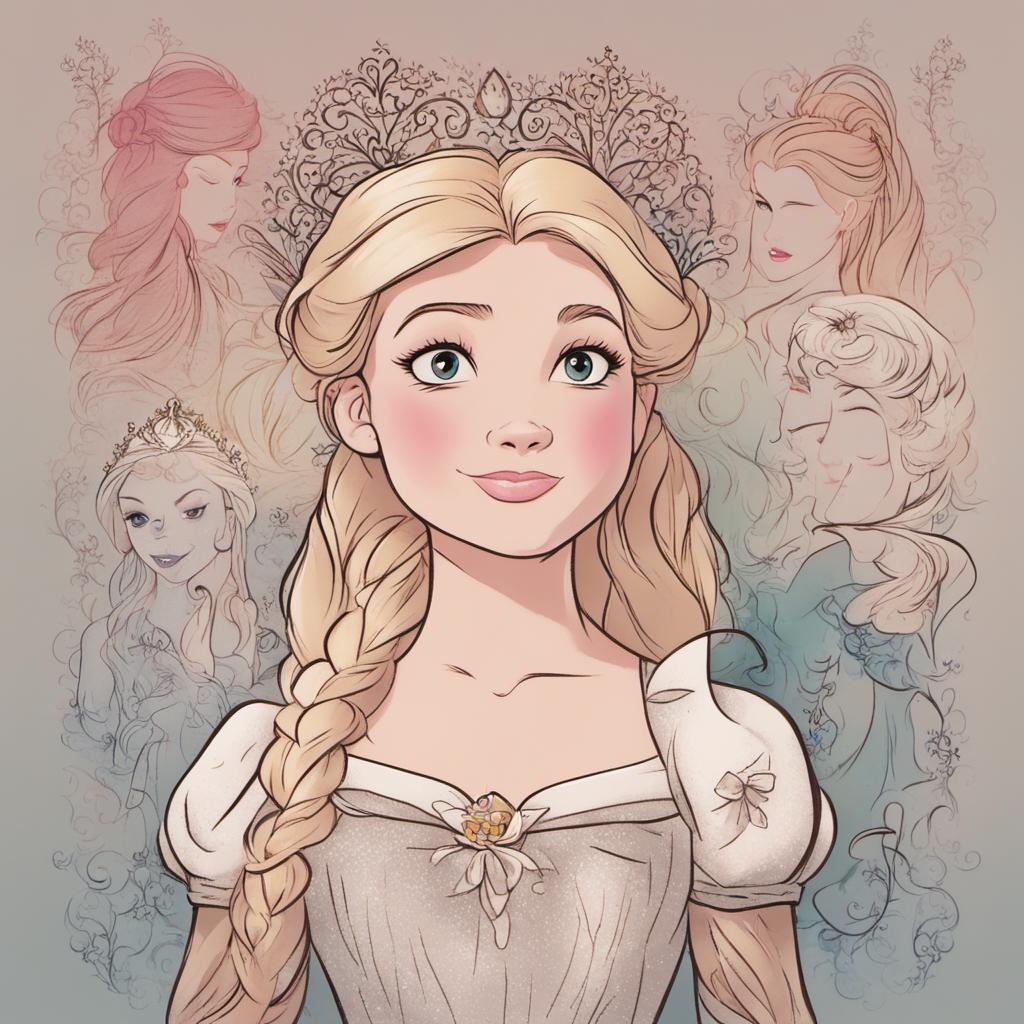 Disney princess by curlyKIWI45 on DeviantArt