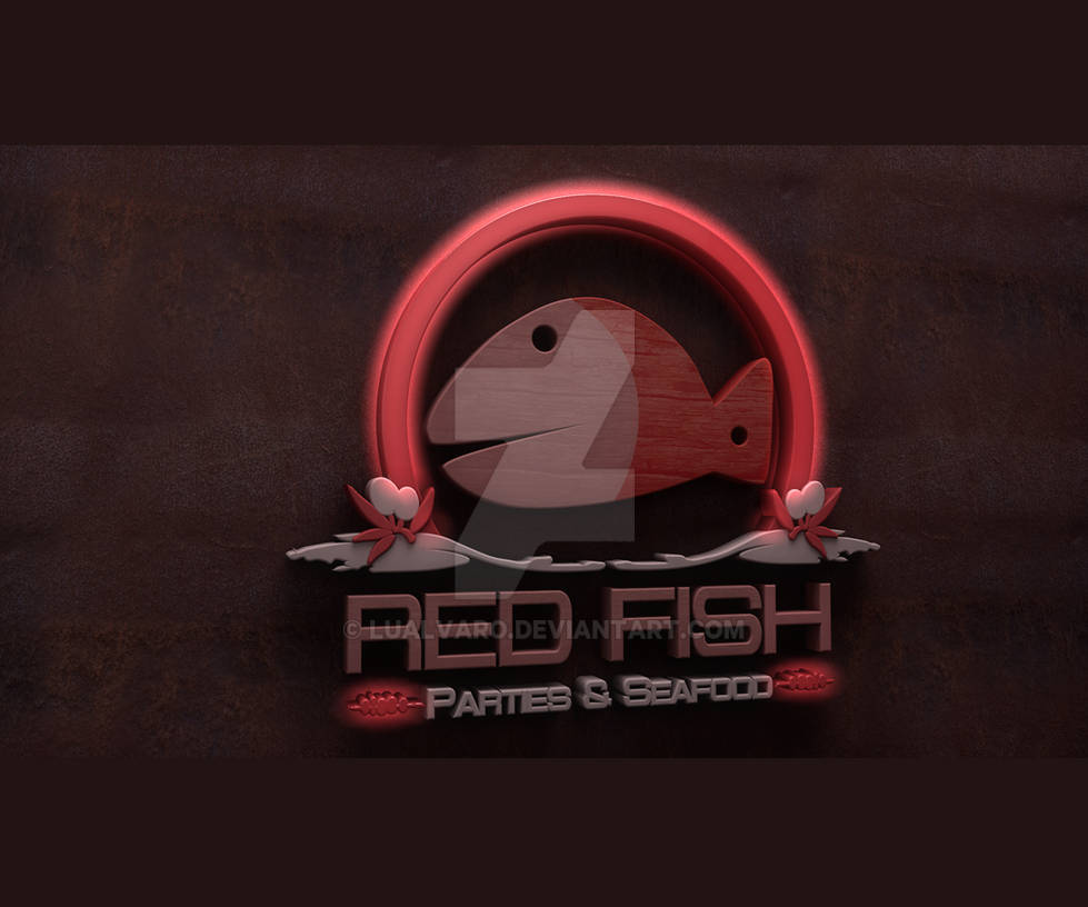 RedFish Logo 3D by lualvaro on DeviantArt