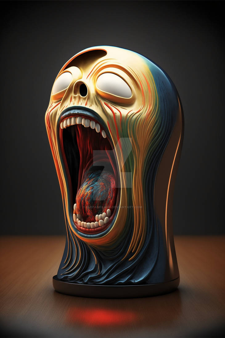 Scream Avatar Rigged The Scream by klepamclaud on DeviantArt