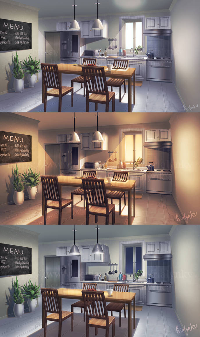 Kitchen by rialynkv on DeviantArt