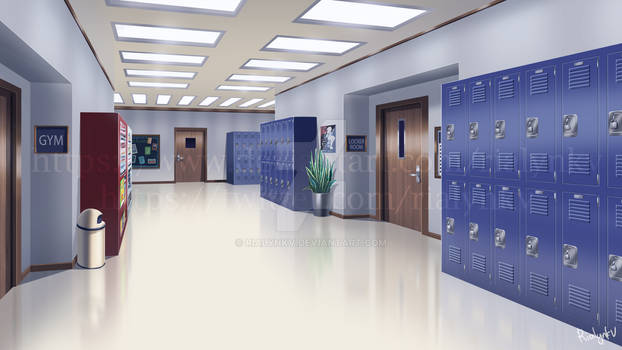 School Hallway