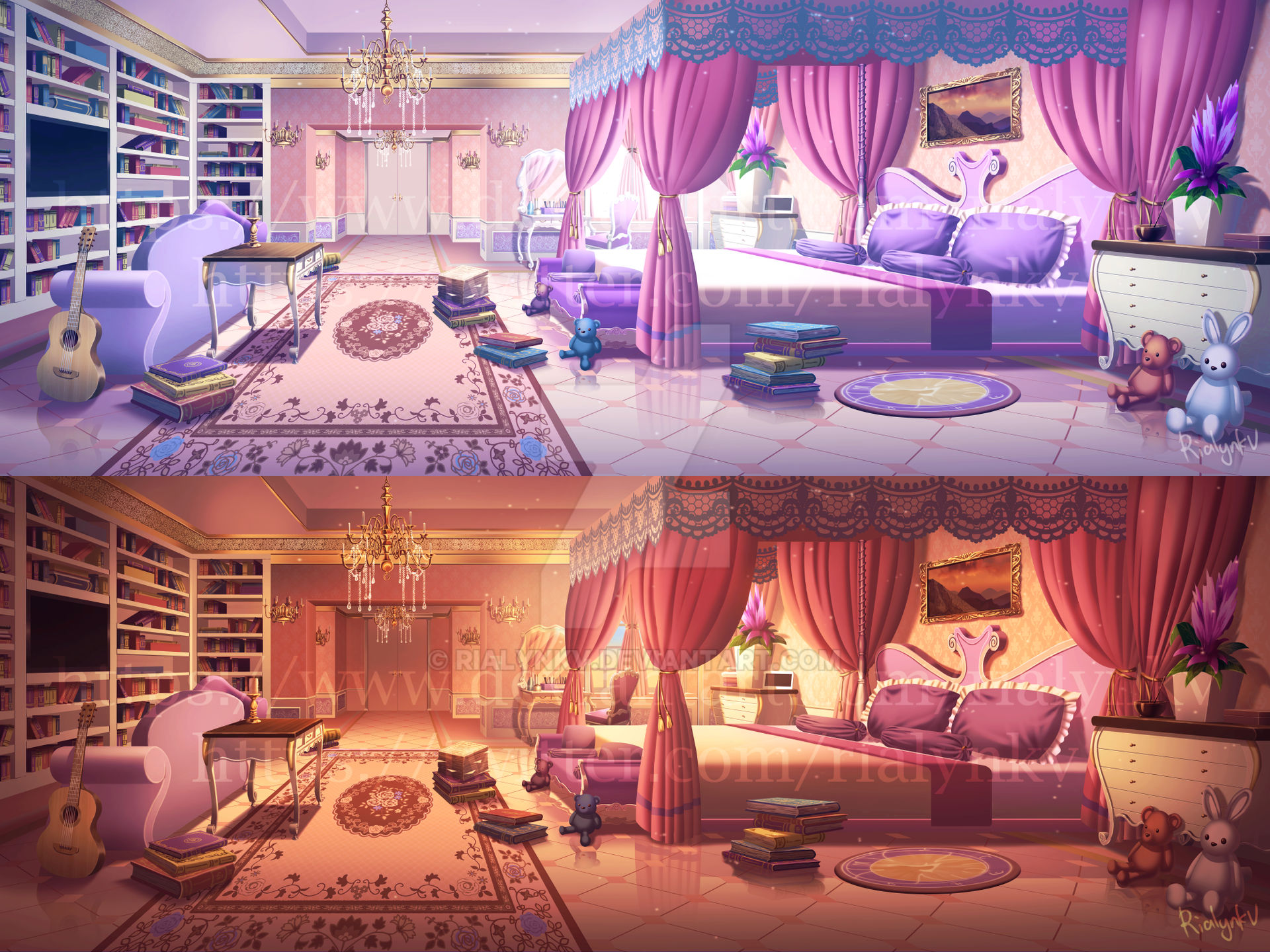 Princess Bedroom by rialynkv on DeviantArt Princess Bedroom by rialynkv on DeviantArt