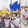 Sonic x in Shingeki no kyojin!!!!