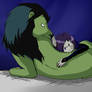 Raven and Beast Boy