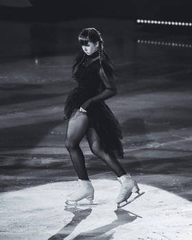 Black Pantyhose Wednesday addams Ice Skating