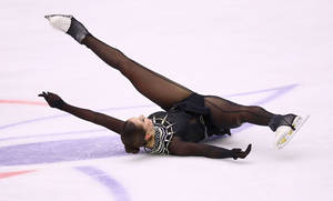 Sexy Russian Ice Skating Black Panther