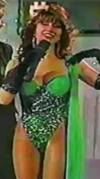 Maria Jose Nieto in Green Leotard (Poison Ivy)