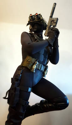 Bitch with Gun Tactical Slutty Black ops Assassin