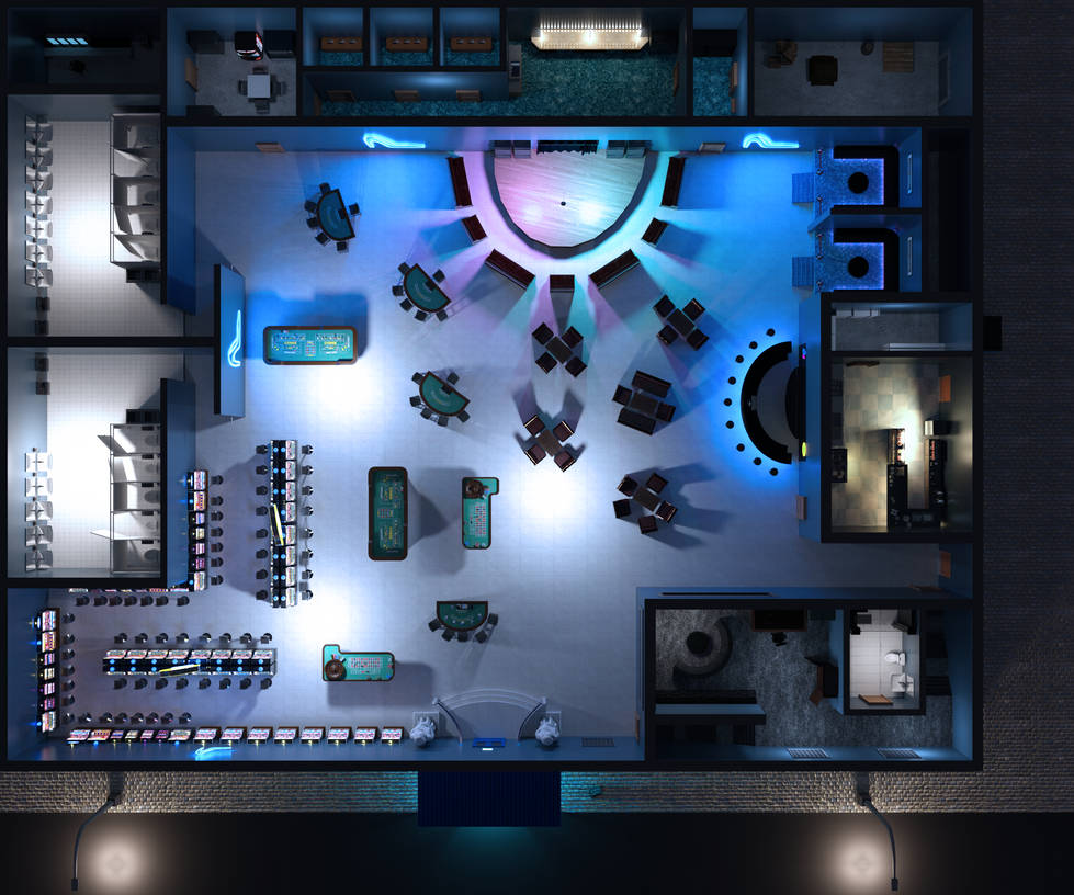 Battle Map - Club/Casino - The Sapphire Stiletto by DyrtyDyce on DeviantArt