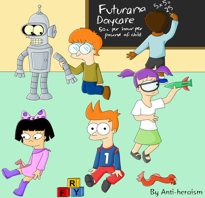 Futurama Daycare by Antiheroism on DeviantArt