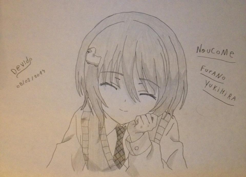 furano yukihira - dibujo a lapiz