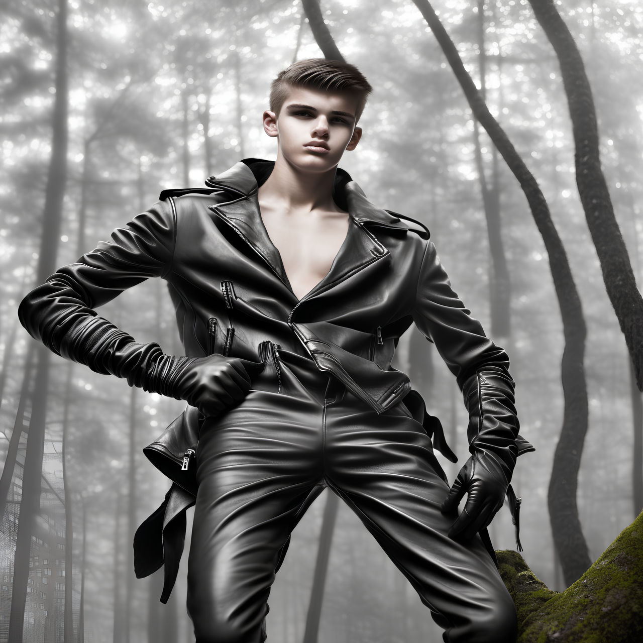 Deviantart Guy Model Male leather model by RupertRat on DeviantArt