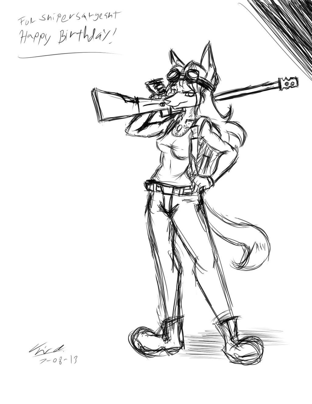 For SniperSargeant -Quick Sketch-
