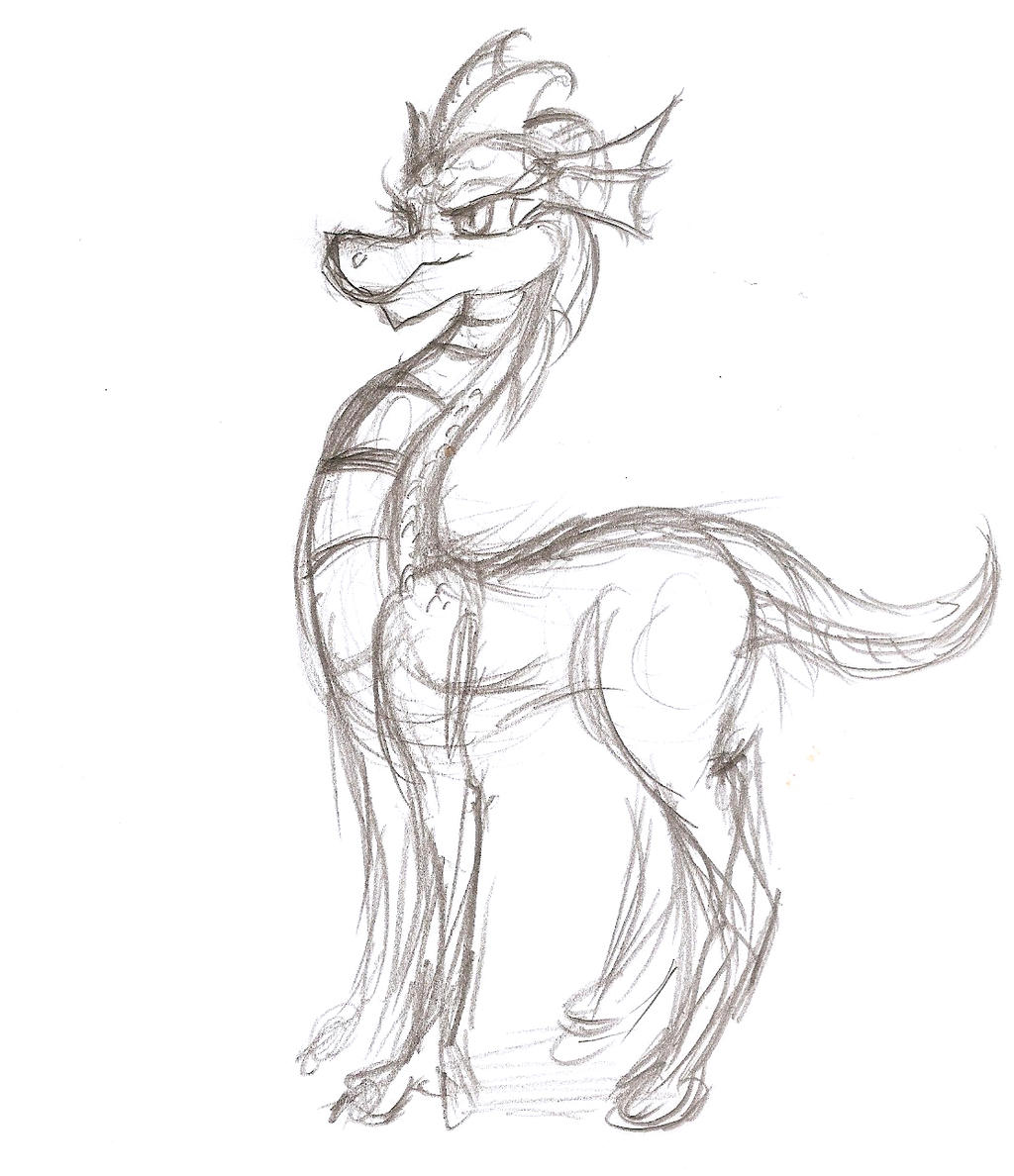 Dragon-Llama sketch