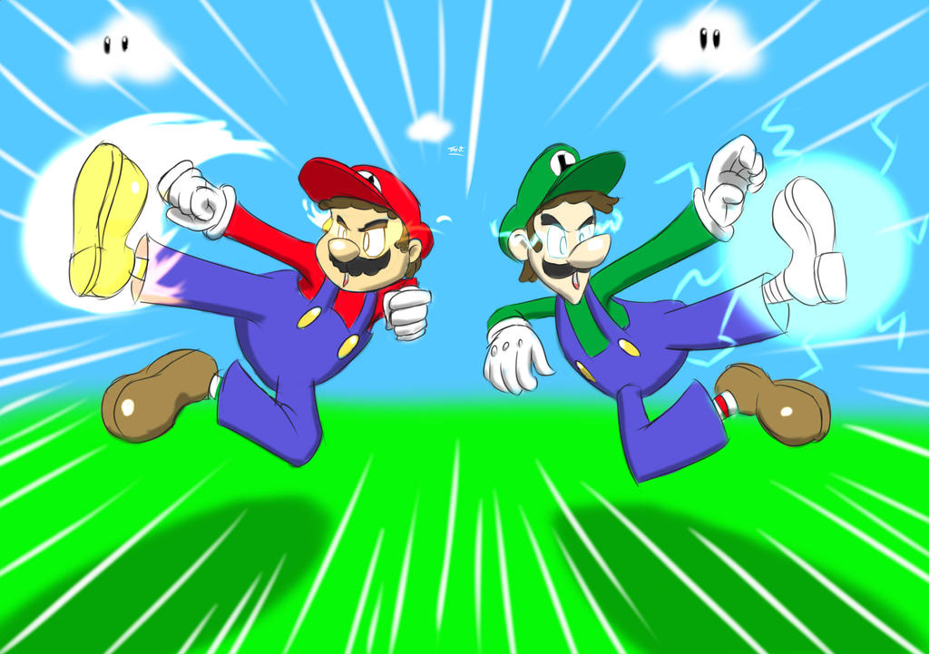 +For John+ Mario and Luigi -Kick Bros-