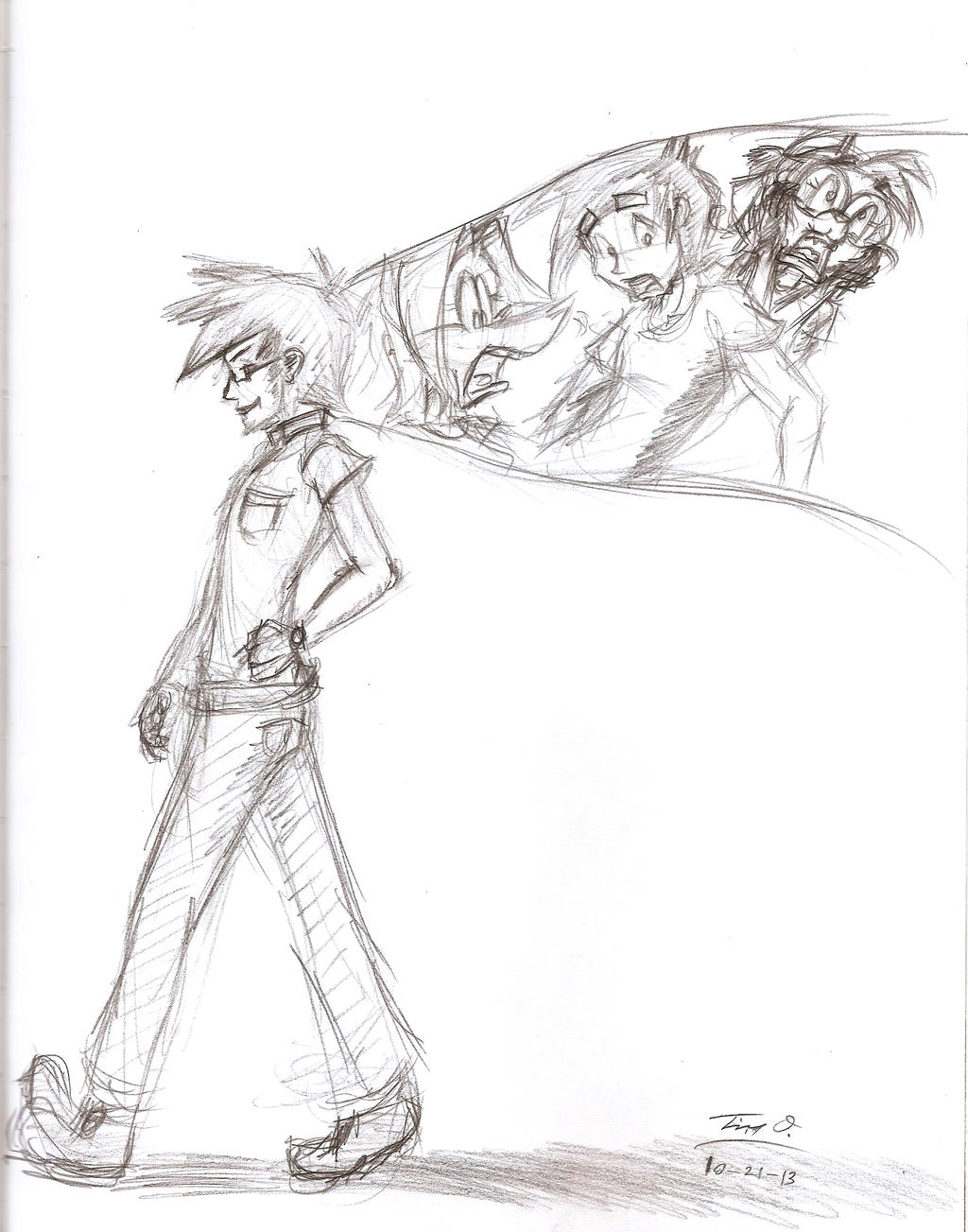 Trapped In My Mind Sketch By Django90 On Deviantart Trapped In My Mind Sketch By Django90 On Deviantart