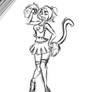 Kitty Cheer -Gesture Doodle-