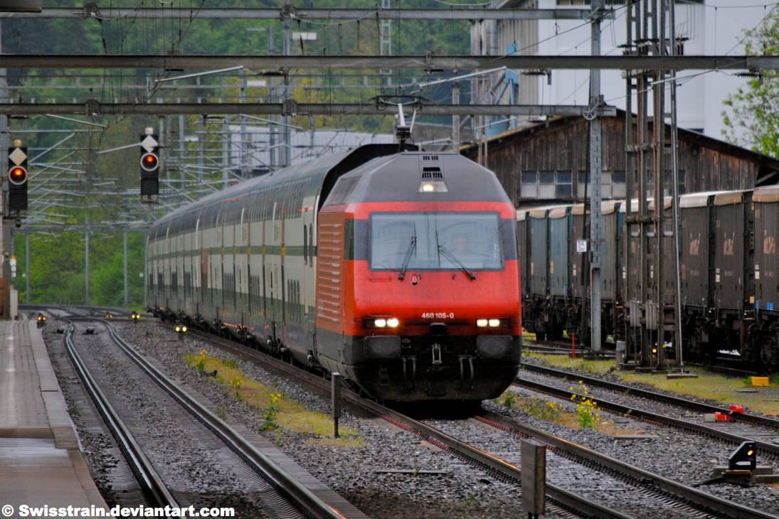 SBB Re 460 105-0 by SwissTrain on DeviantArt