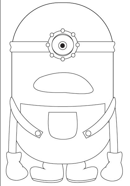 Minion Outline by daisymartinez on DeviantArt