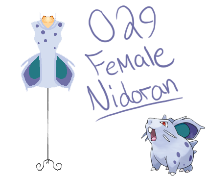 Pokedresses - 029 -  Female Nidoran