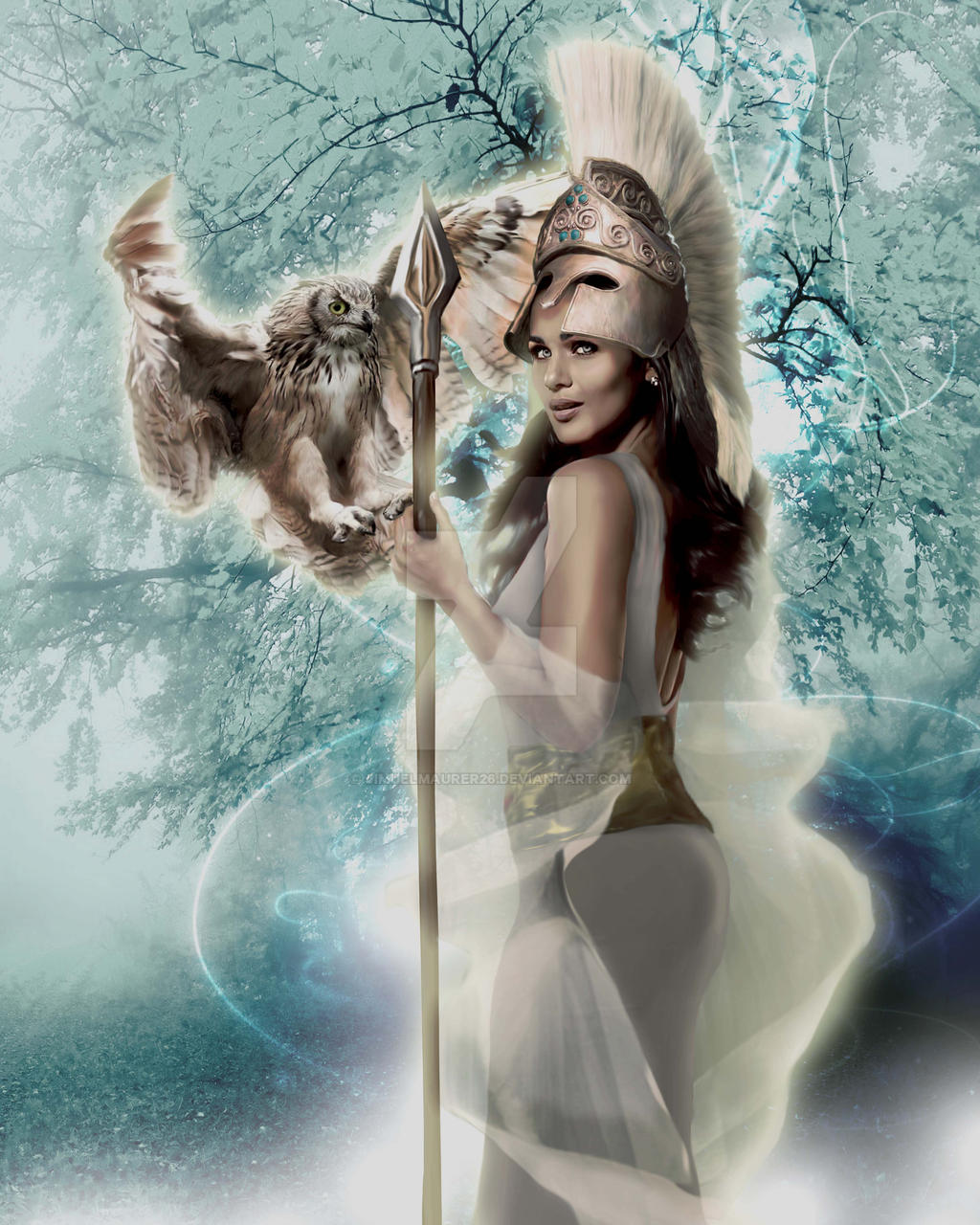 Athena, Greek Goddess by jimuelmaurer26 on DeviantArt