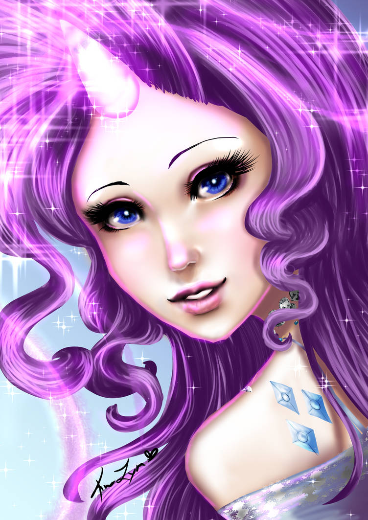 MLP - Rarity portrait by MaximumImpulse on DeviantArt